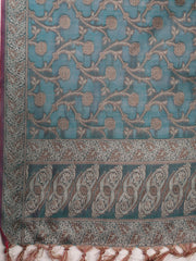 Banarasi Chanderi Unstitched Suit With Dupatta