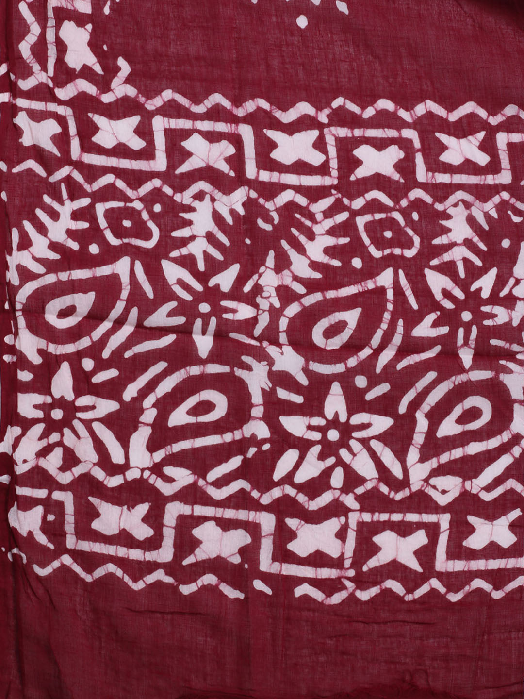 Printed Cotton Blend Unstitched Suit With Dupatta