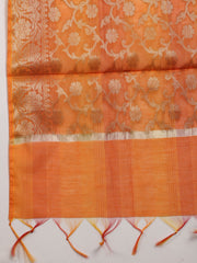 Woven Chanderi Unstitched Suit Piece With Dupatta