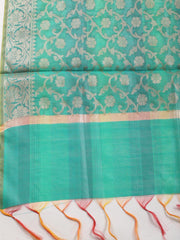 Woven Chanderi Unstitched Suit Piece With Dupatta