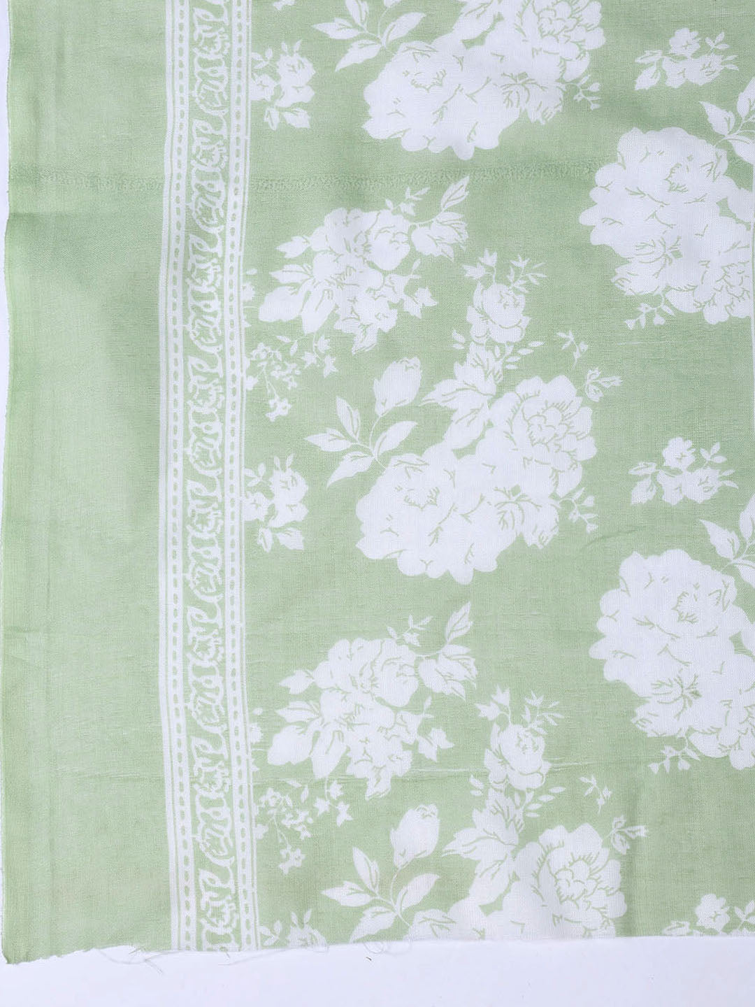 Neck Patti Cotton Blend Unstitched Suit With Dupatta