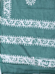 Printed Cotton Blend Unstitched Suit With Dupatta
