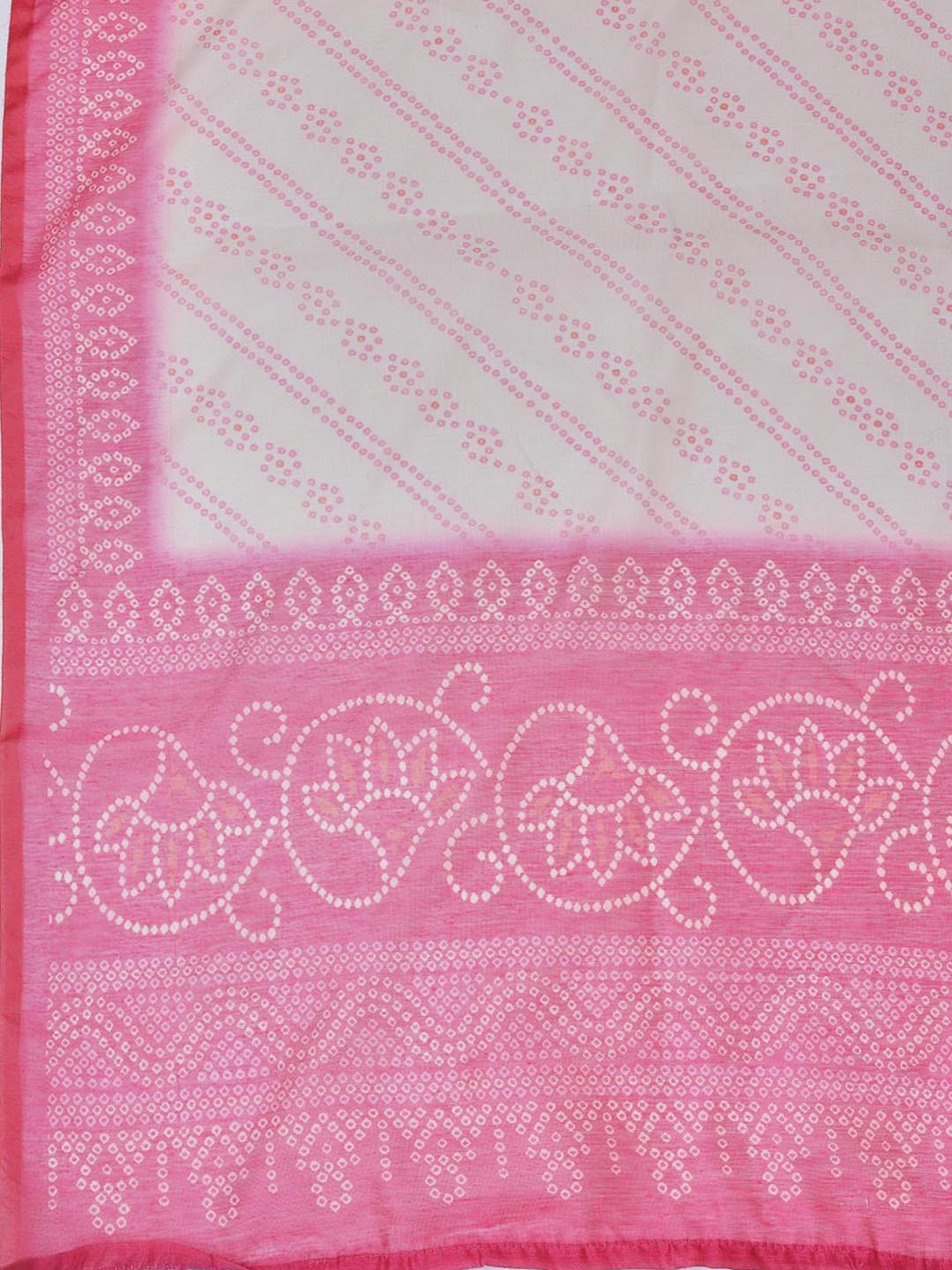 Peinted Cotton Blend Unstitched Suit With Dupatta