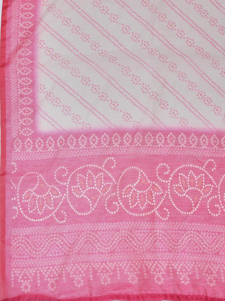 Peinted Cotton Blend Unstitched Suit With Dupatta