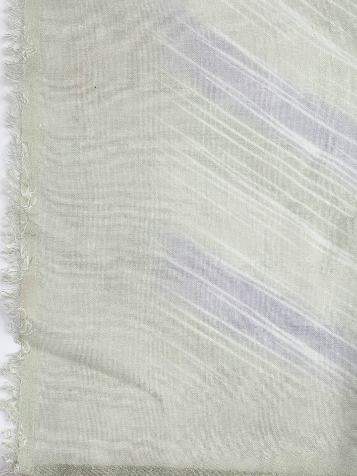 Embroidered Chanderi Unstitched Suit Piece With Dupatta