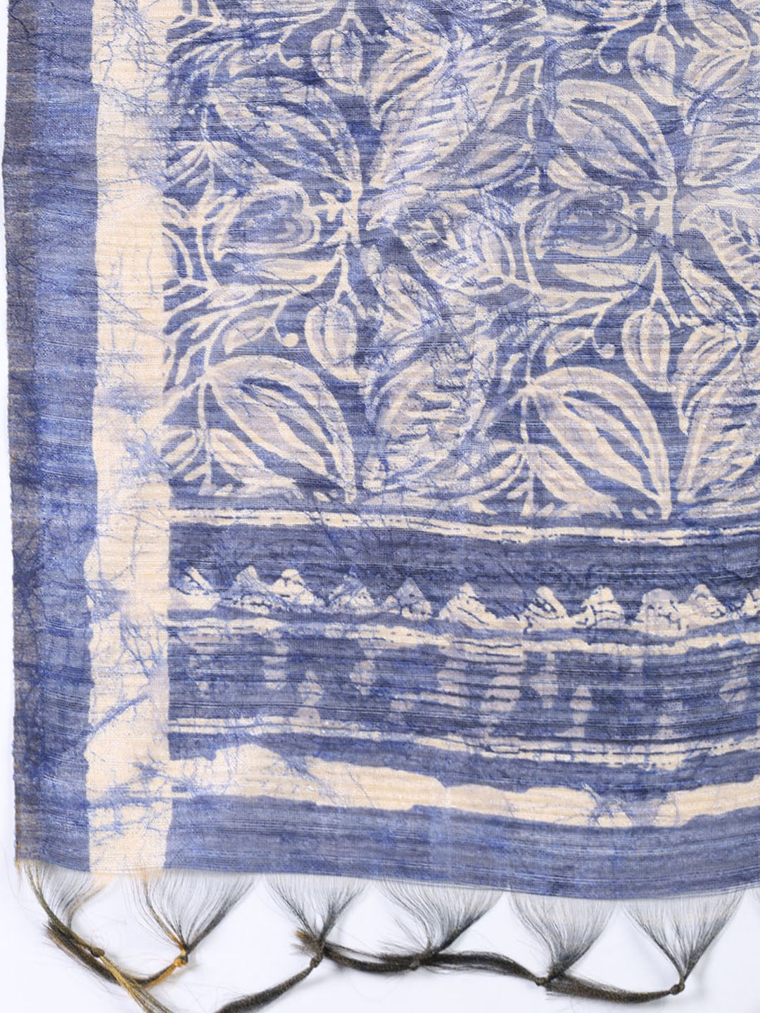 Printed Chanderi Unstitched Suit Piece With Dupatta