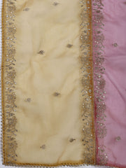 Embroidery Chanderi Unstitched Suit With Dupatta