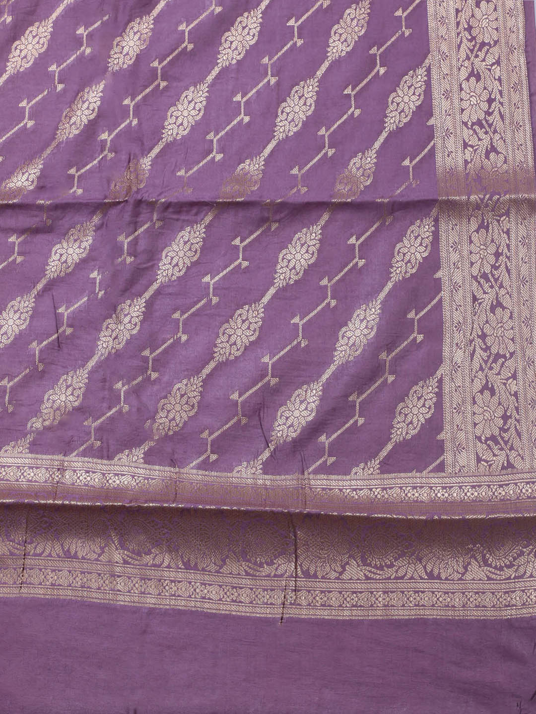 Banarasi Chanderi Unstitched Suit With Dupatta