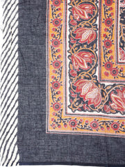 Printed Cotton Blend Unstitched Suit With Dupatta