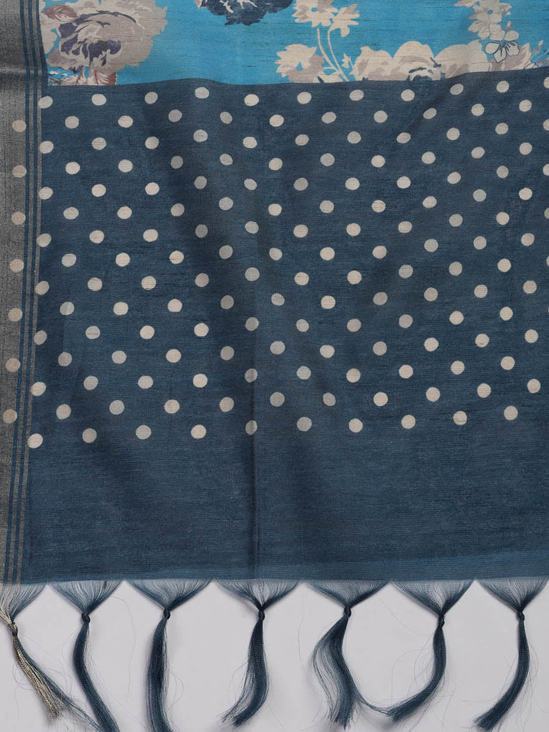 Embroidered Chanderi Unstitched Suit Piece With Dupatta