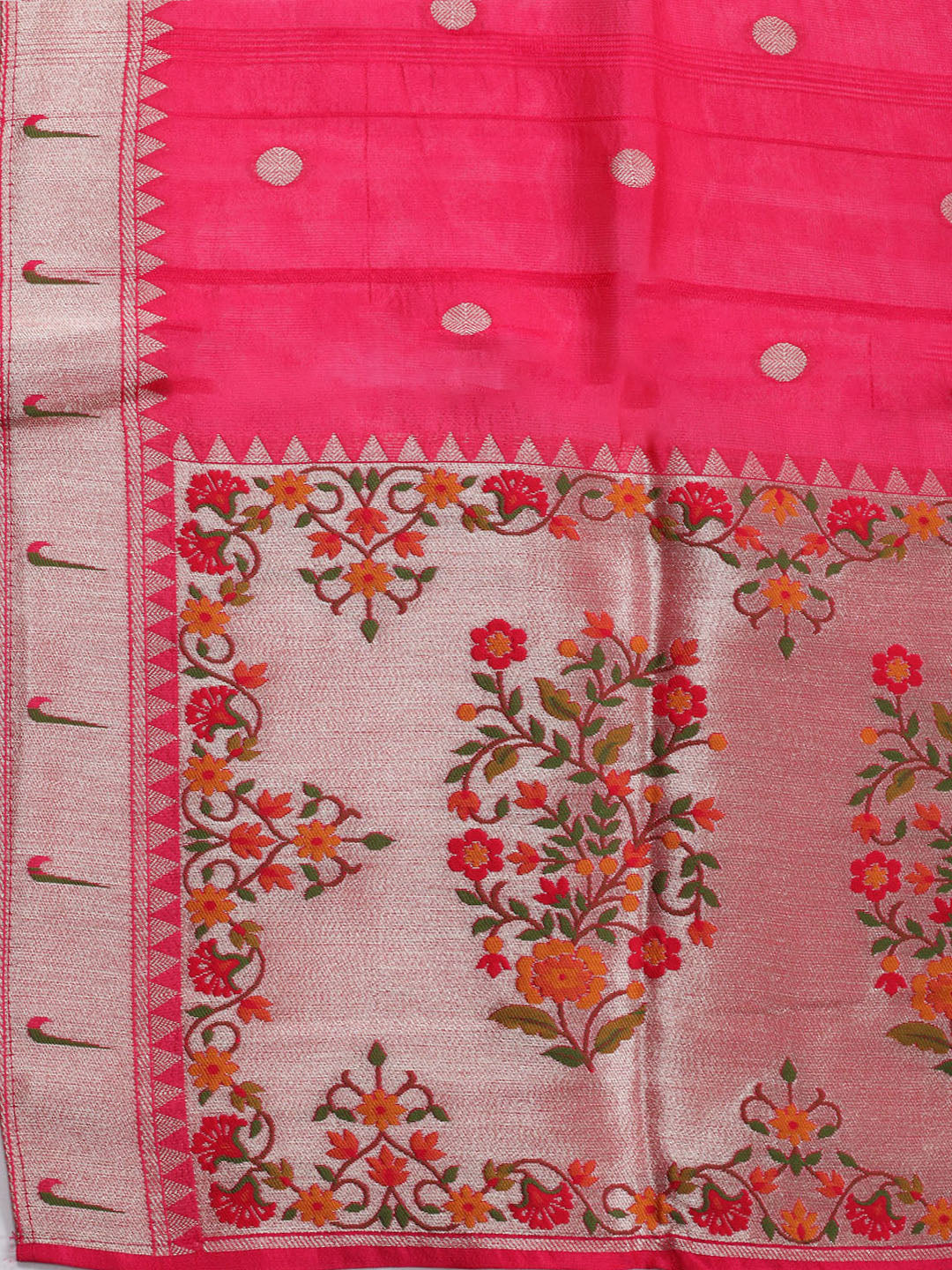 Neck Embroidery Tissue Unstitched Suit Piece With Dupatta