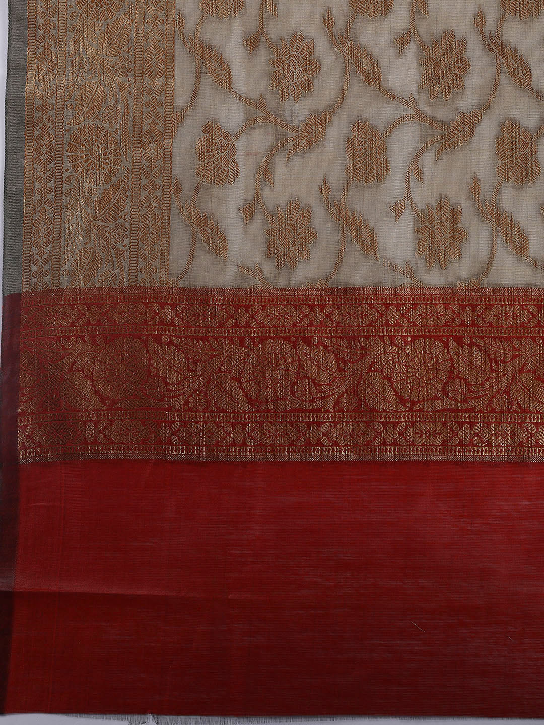 Banarasi Chanderi Unstitched Suit With Dupatta