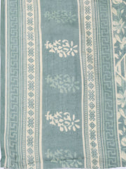 Neck Patti Cotton Blend Unstitched Suit With Dupatta