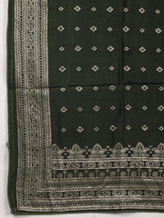 Woven Art Silk Unstitched Suit Piece With Dupatta