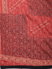 Printed Cotton Blend Unstitched Suit Piece With Dupatta