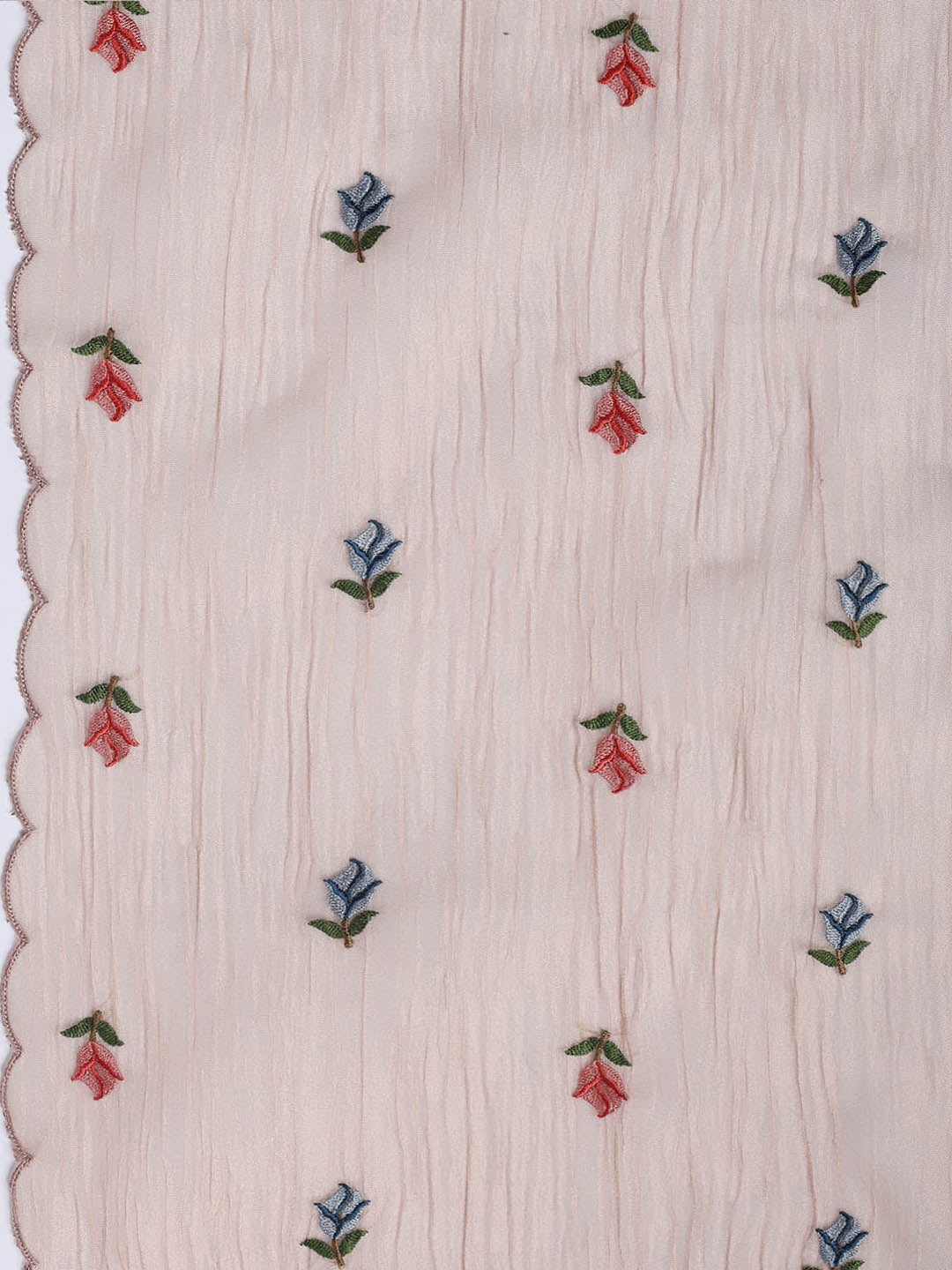 Neck Embroidery Tissue Unstitched Suit With Dupatta