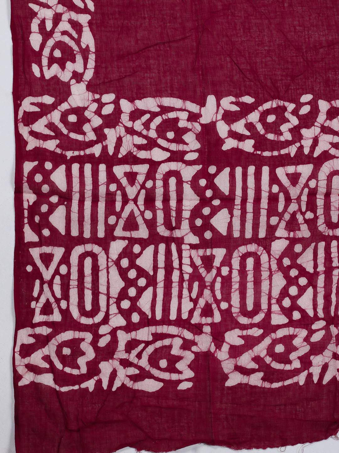 Printed Cotton Blend Unstitched Suit With Dupatta