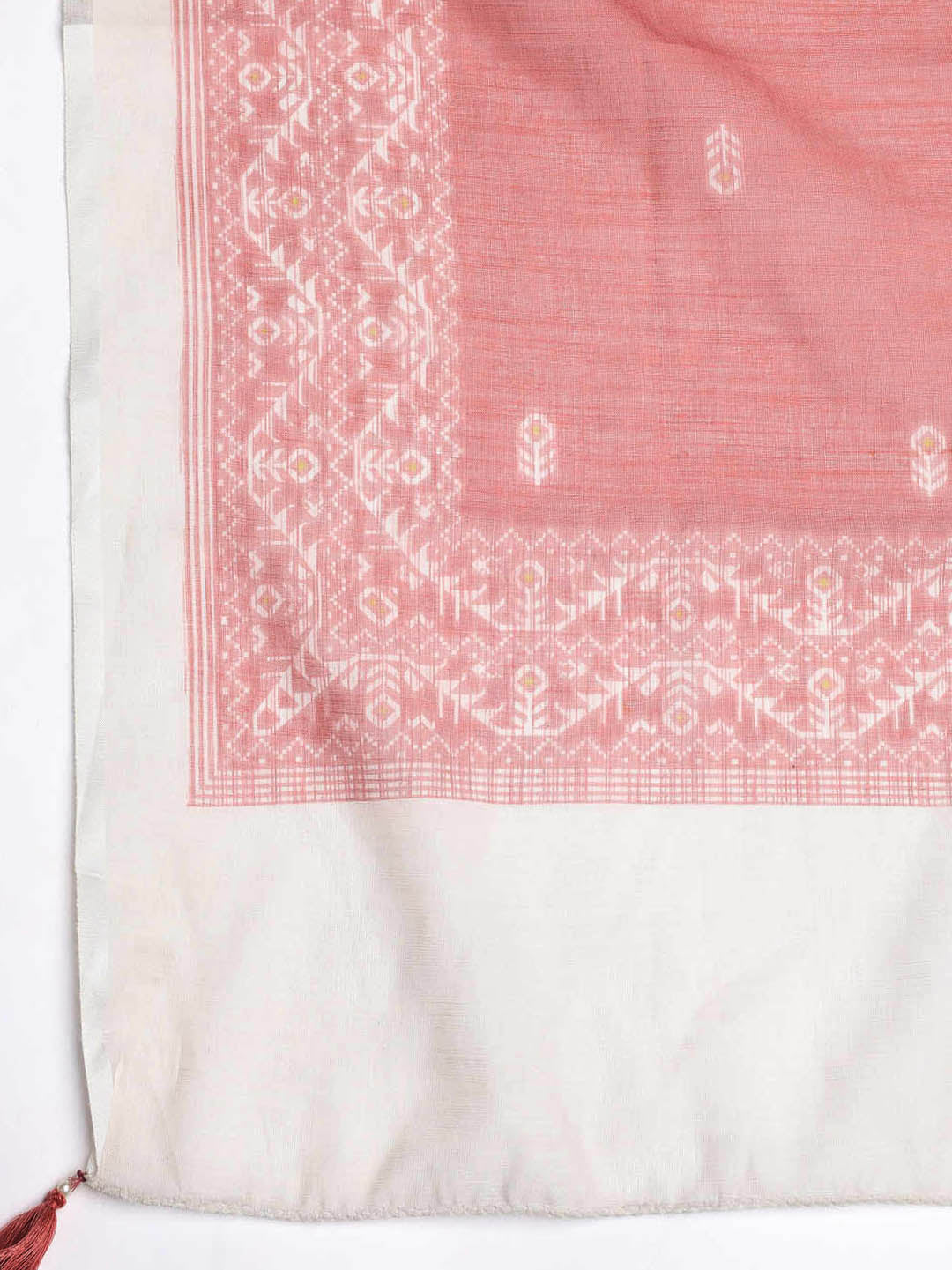 Printed Linen Unstitched Suit With Dupatta