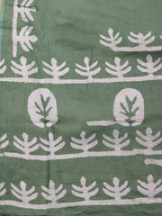 Printed Cotton Blend Unstitched Suit With Dupatta