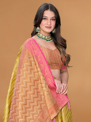 Zari Jaal Cotton Woven Saree