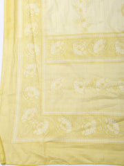 Printed Cotton Blend Unstitched Suit Piece With Dupatta