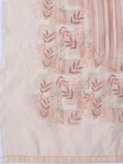 Printed Linen Unstitched Suit With Dupatta