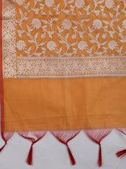 Banarasi Chanderi Unstitched Suit With Dupatta