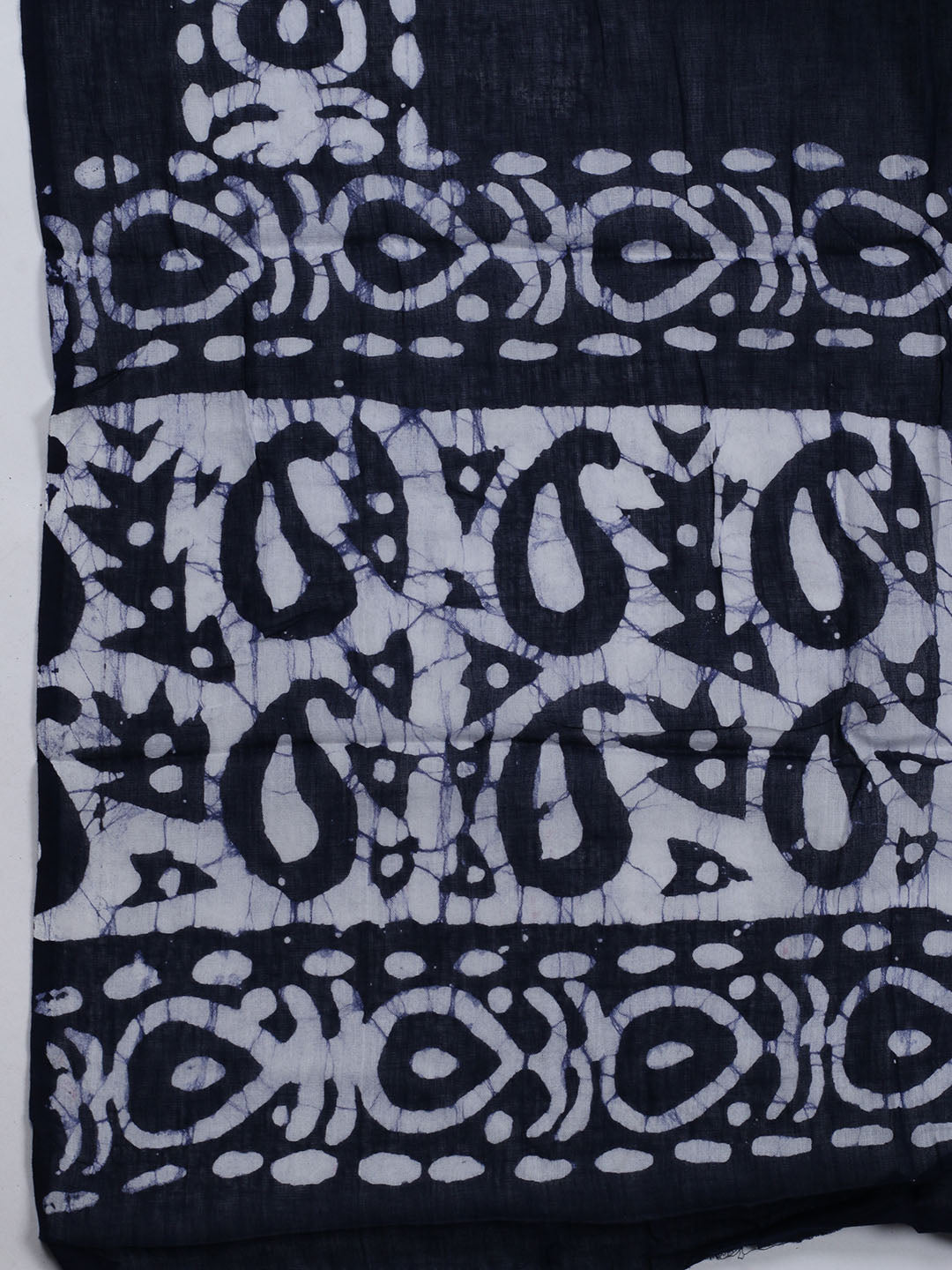 Printed Cotton Blend Unstitched Suit With Dupatta