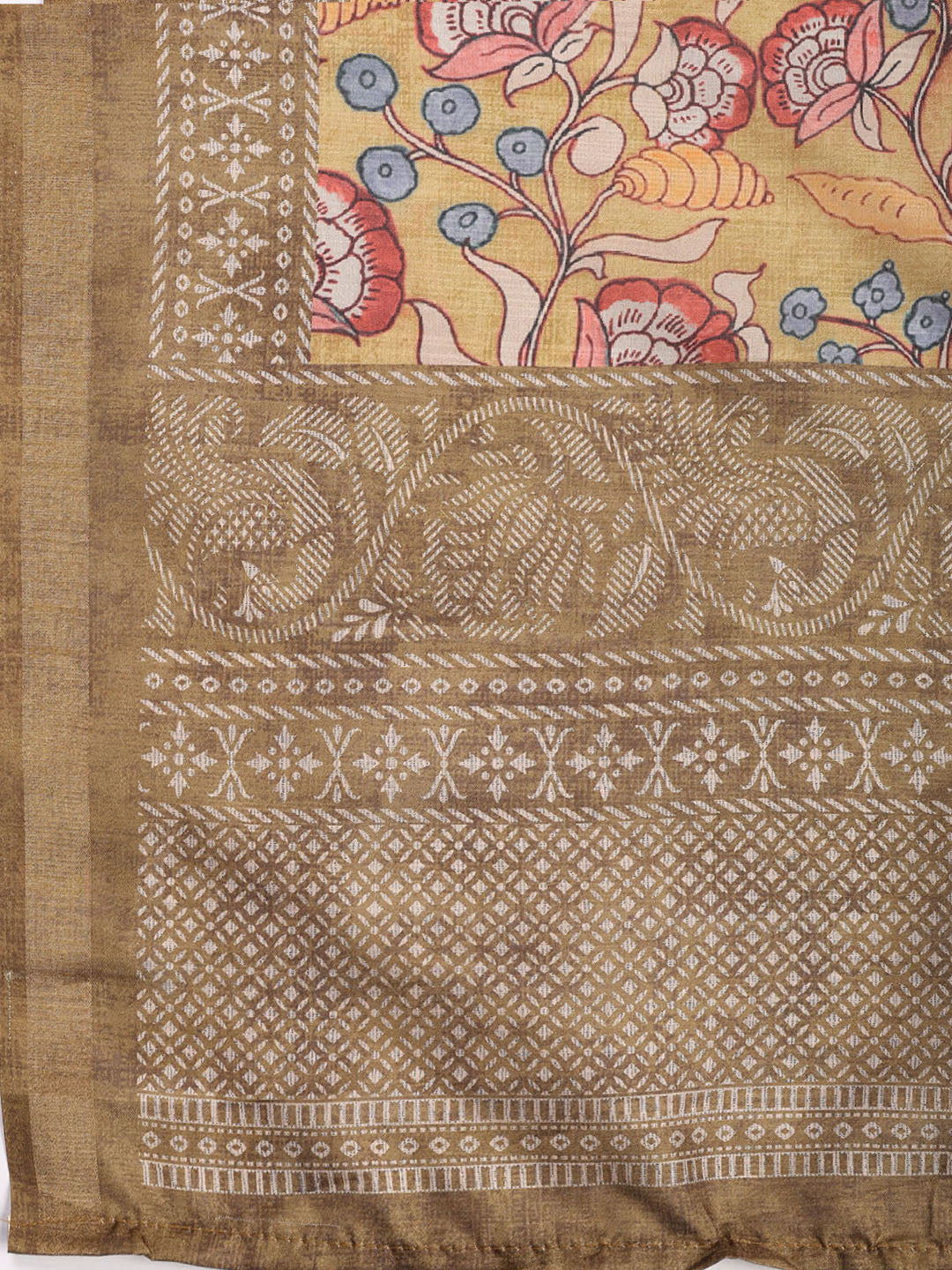 Neck Embroidered Tissue Unstitched Suit With Dupatta