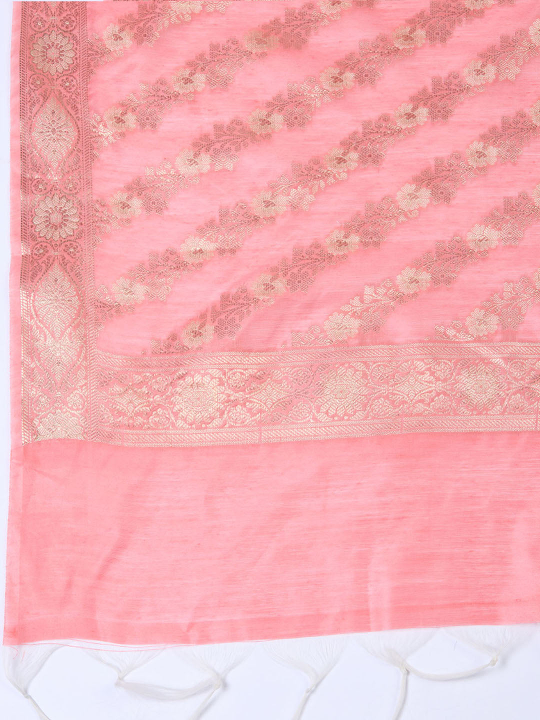 Woven Chanderi Unstitched Suit With Dupatta