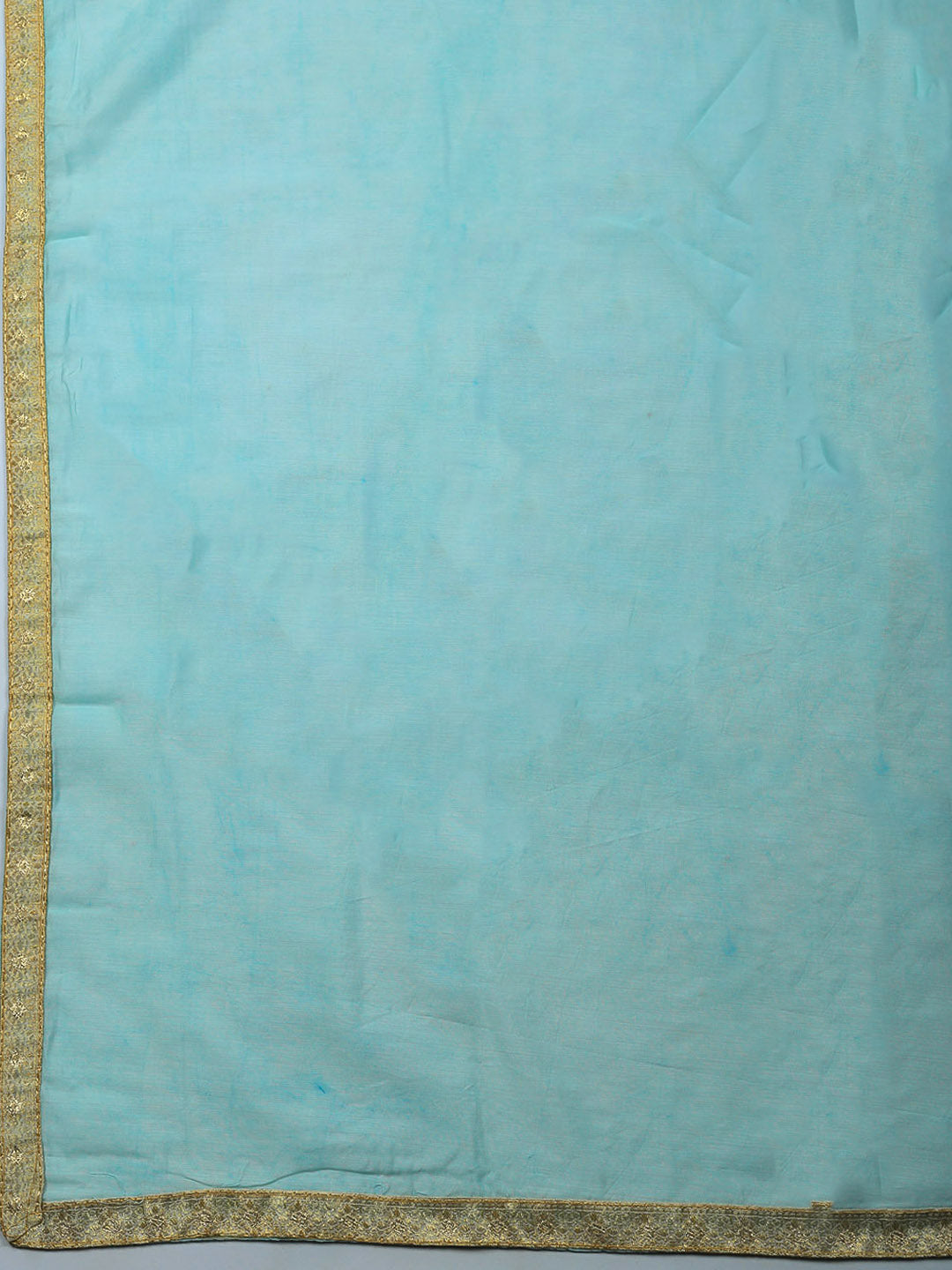 Embroidered Cotton Unstitched Suit With Pant &amp; Dupatta