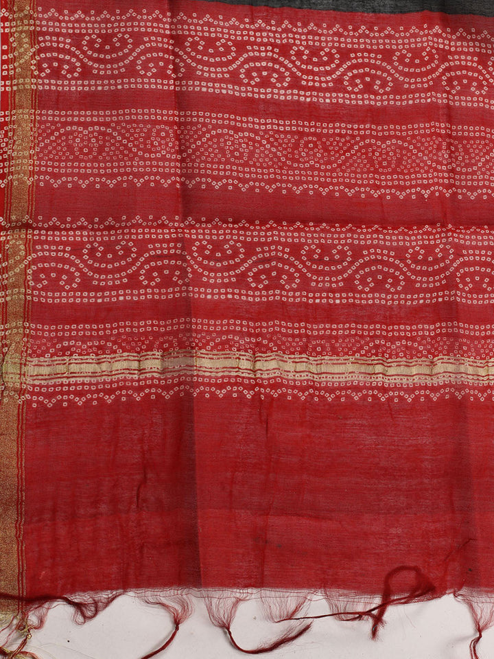 Neck Patti Cotton Blend Unstitched Suit Dupatta