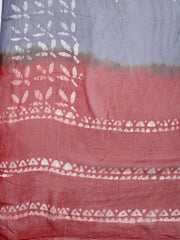 Printed Cotton Blend Unstitched Suit With Dupatta