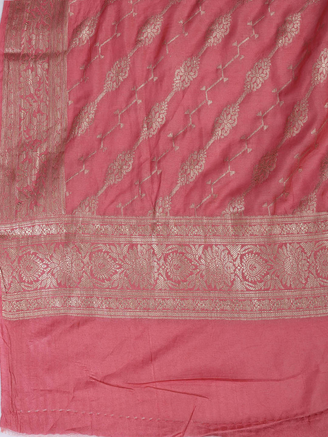 Banarasi Chanderi Unstitched Suit With Dupatta