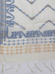 Jamdani Chanderi Unstitched Suit Piece With Dupatta