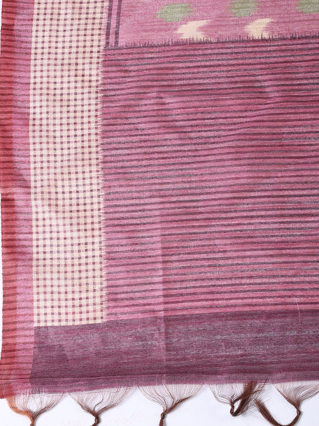 Kantha Work Chanderi Unstitched Suit With Dupatta