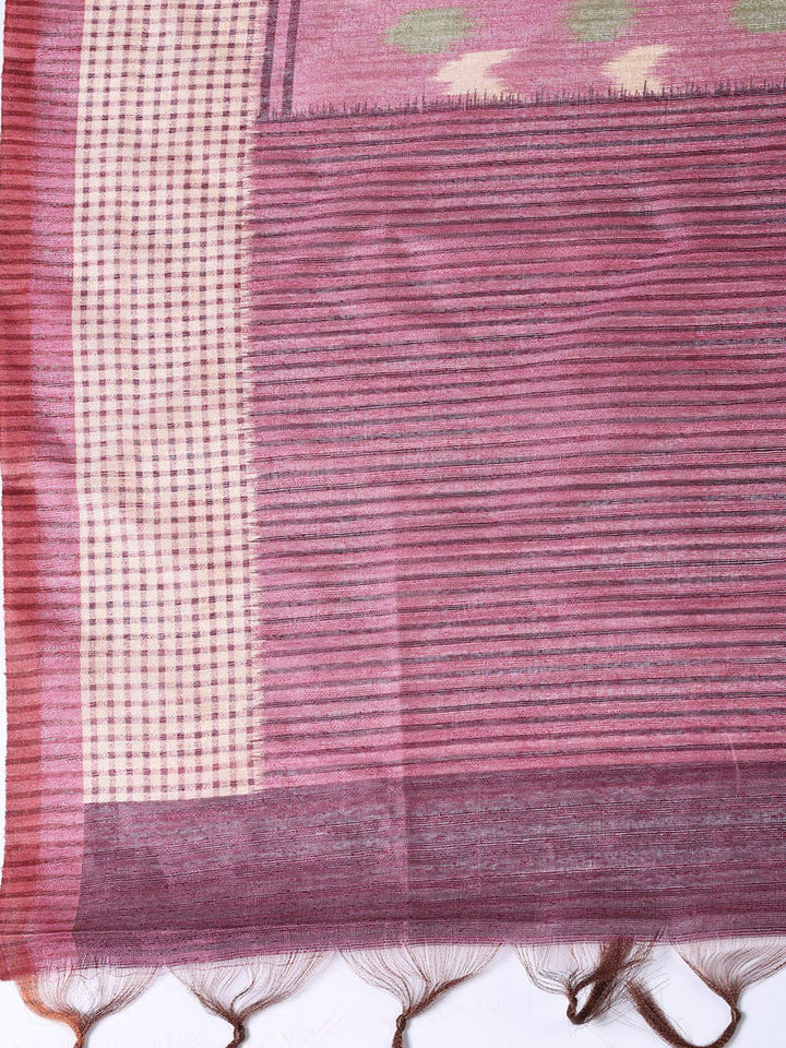 Kantha Work Chanderi Unstitched Suit With Dupatta