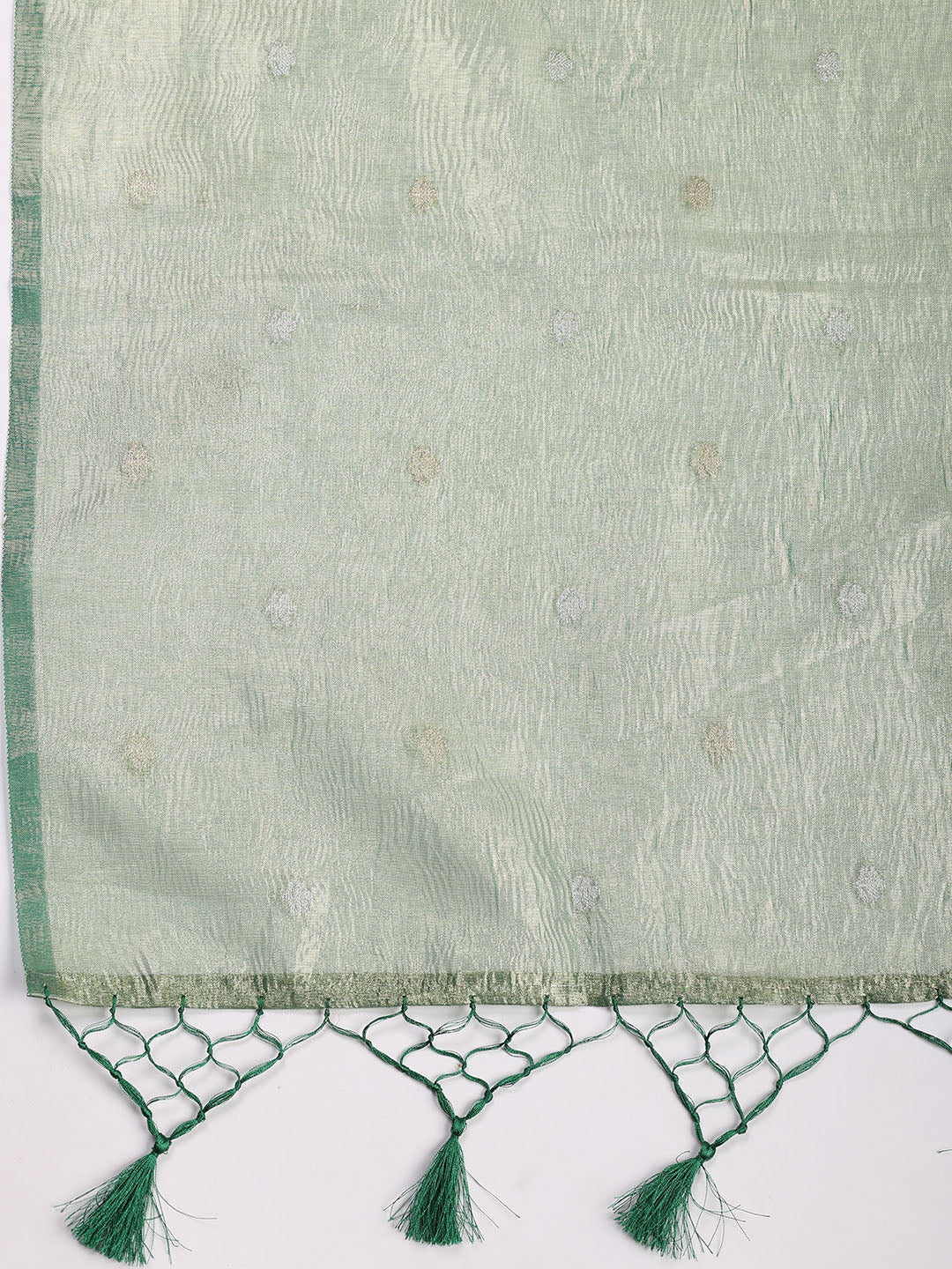 Neck Embroidered Tissue Unstitched Suit With Dupatta