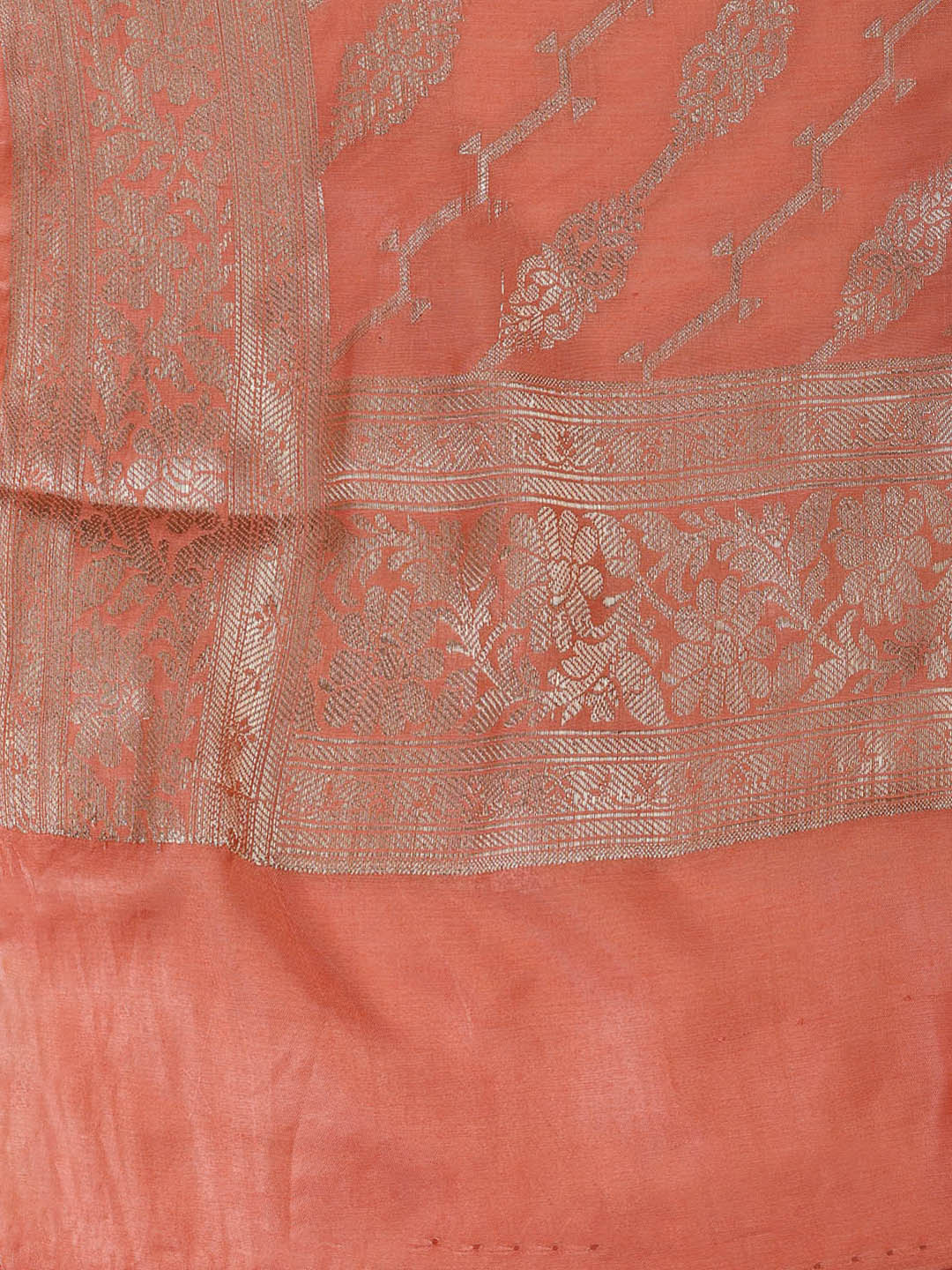 Banarasi Chanderi Unstitched Suit With Dupatta
