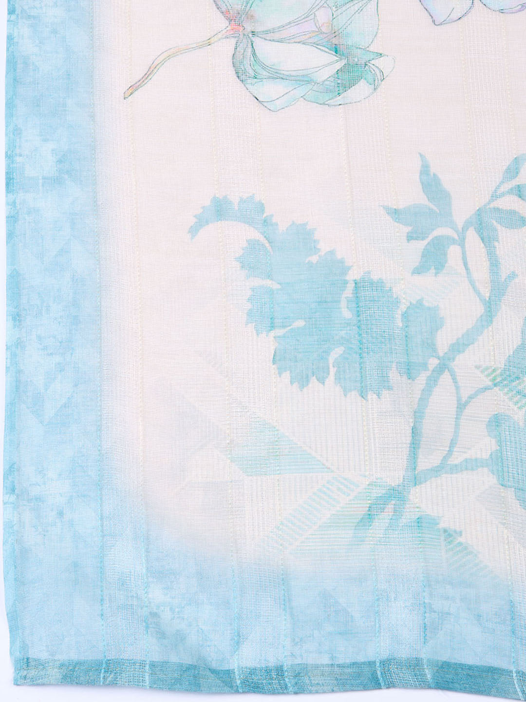Neck Embroidered Cotton Blend Unstitched Suit With Dupatta