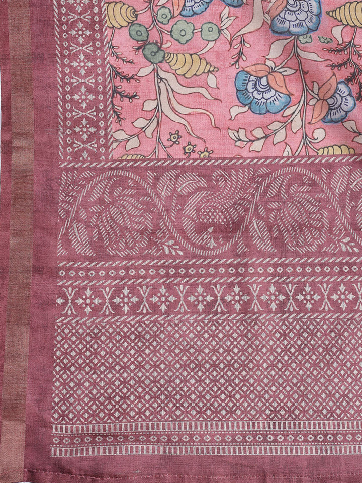 Neck Embroidered Tissue Unstitched Suit With Dupatta