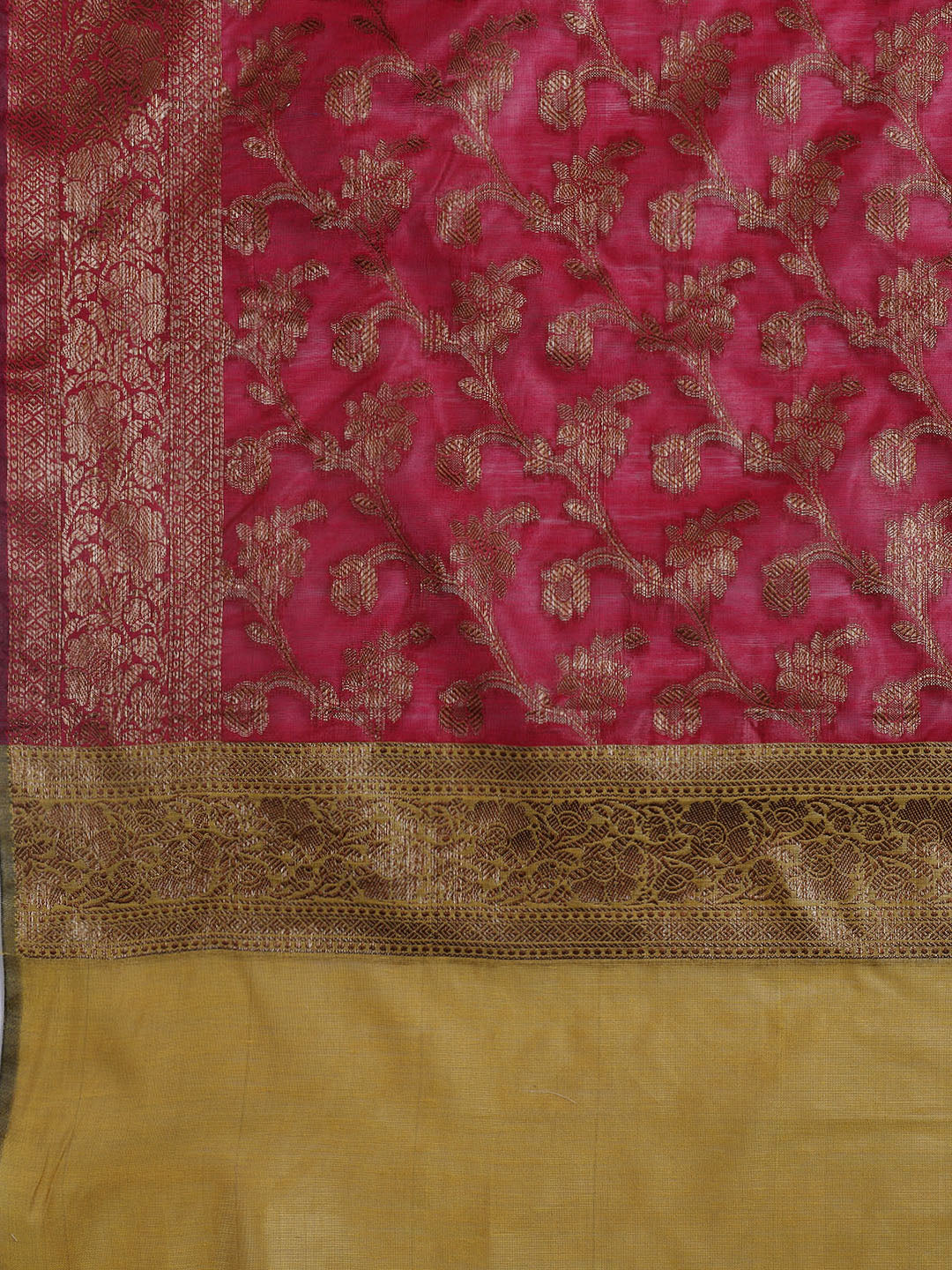 Banarasi Chanderi Unstitched Suit With Dupatta