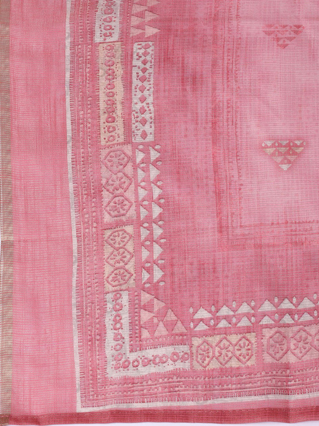 Neck Embroidered Tissue Unstitched Suit With Dupatta