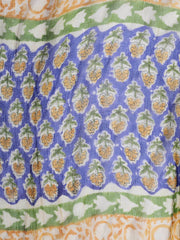Printed Cotton Blend Unstitched Suit With Dupatta
