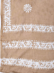 Printed Cotton Blend Unstitched Suit With Dupatta