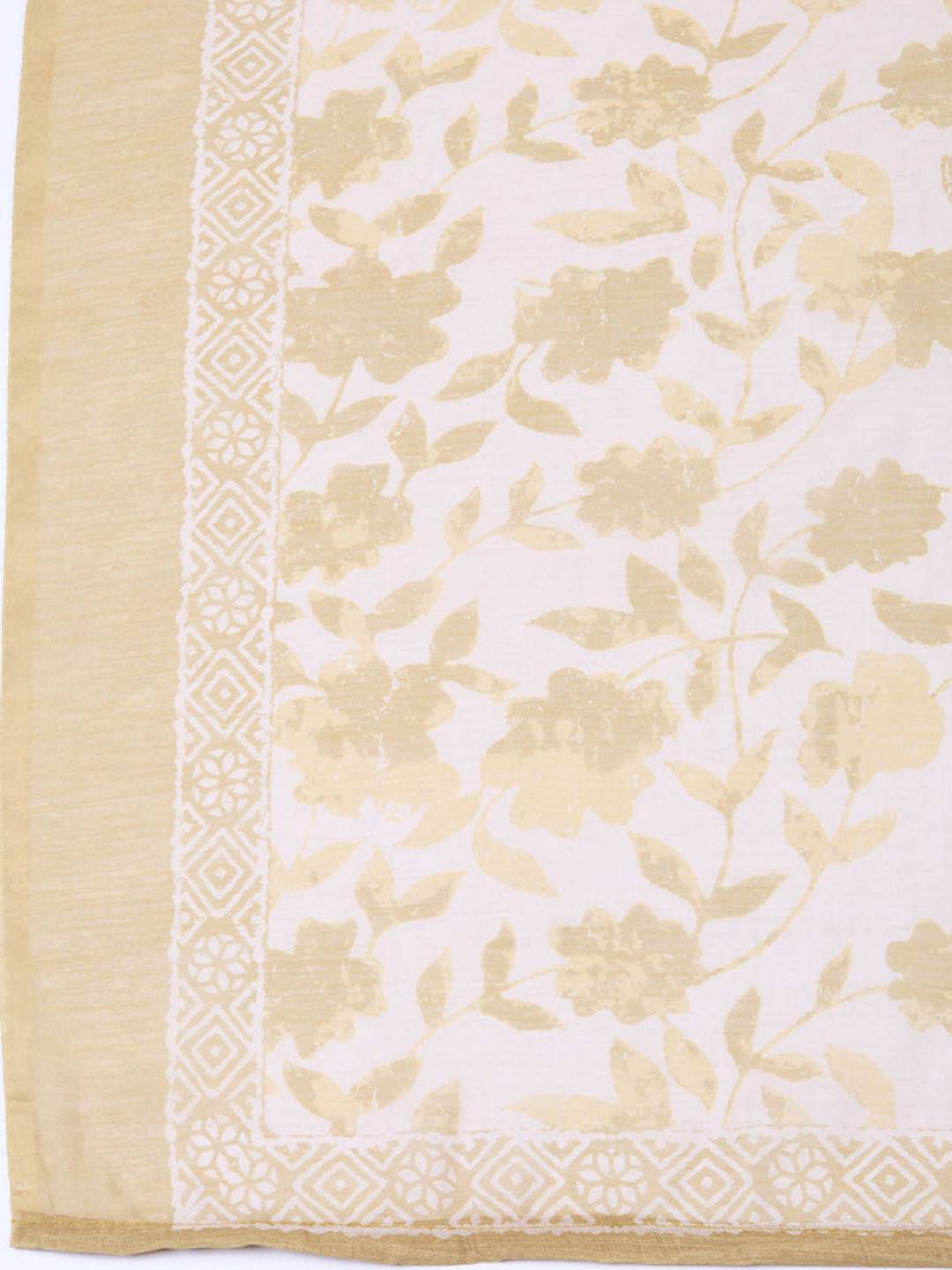 Neck Embroidered Cotton Blend Unstitched Suit With Dupatta