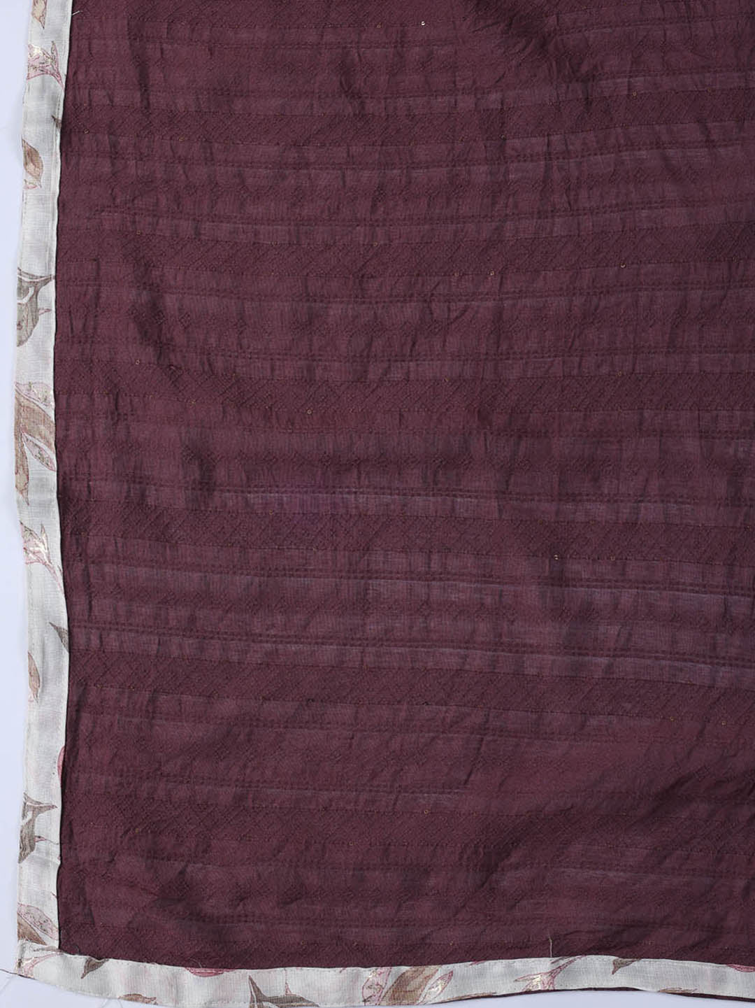 Printed Cotton Blend Unstitched Suit With Dupatta