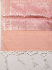 Woven Chanderi Unstitched Suit Piece With Dupatta