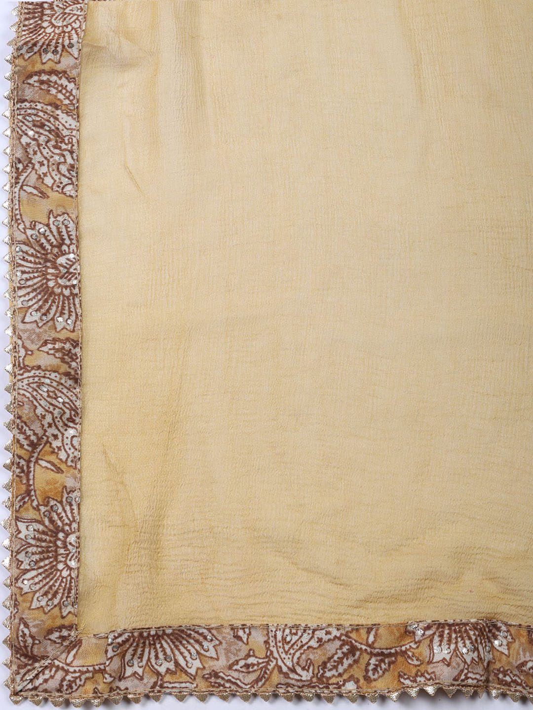 Neck Embroidered Cotton Blend Unstitched Suit With Dupatta