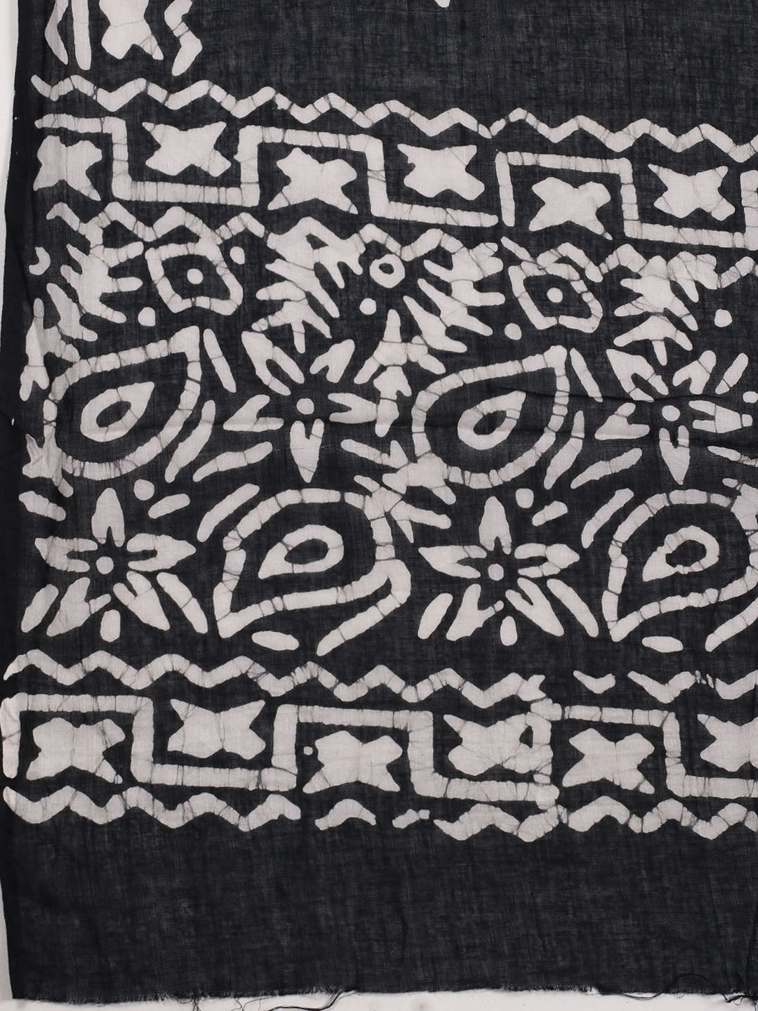 Printed Cotton Blend Unstitched Suit With Dupatta